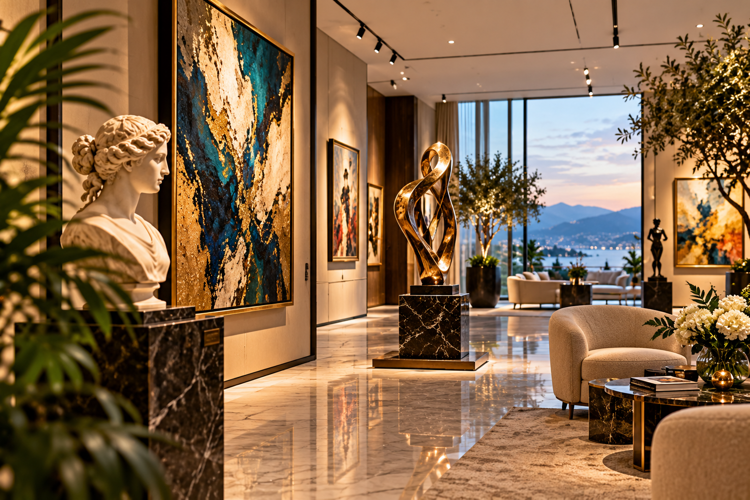Contemporary art gallery