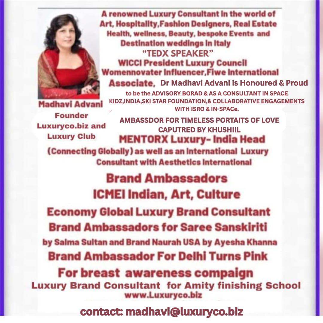 Dr. Madhavi Advani - Luxury Consultant